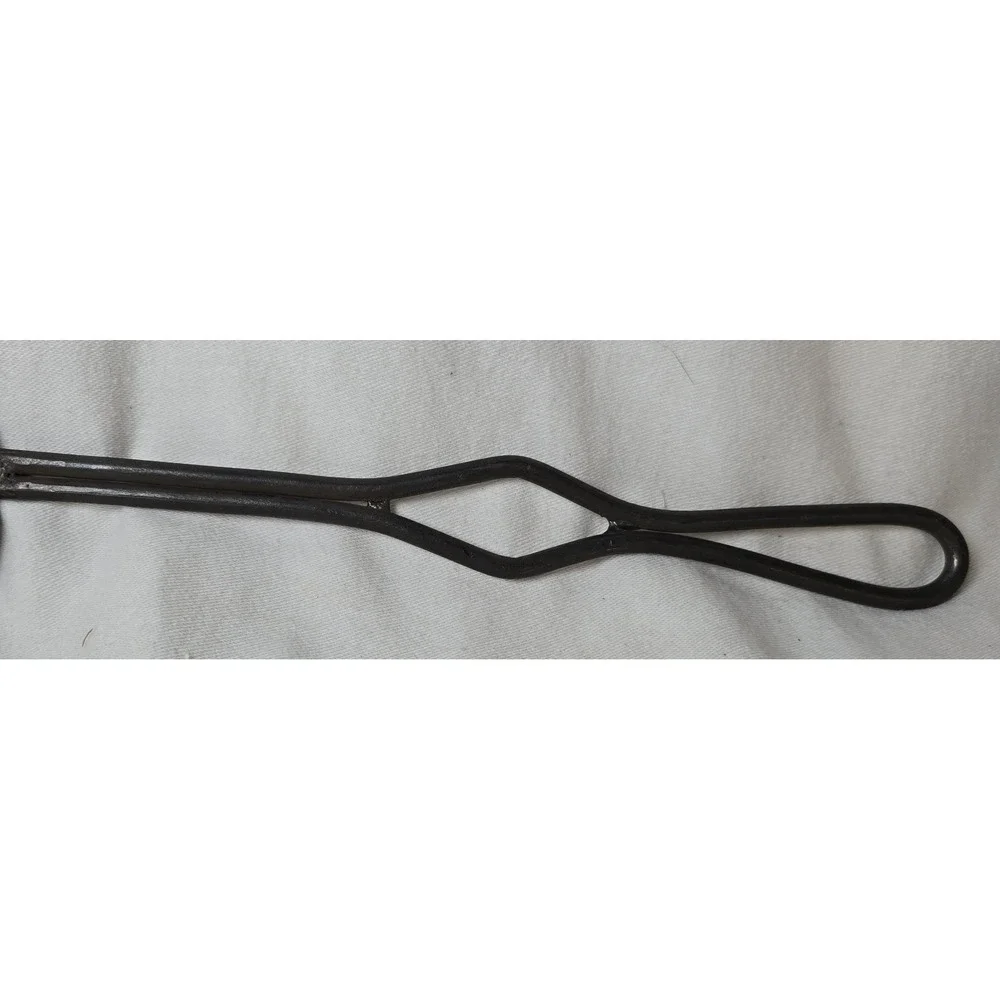 Vintage Brass Egg Cooker Hand Forged‎ Wrought Iron Handle 17.5